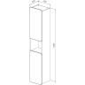 Пенал LEMARK OLIVIA 35 см подвесной/напольный, 2-х дверный, открывание лево/право, корпус Дуб кантри/фасад-белый LM08OL35P