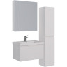Шкаф зеркальный LEMARK UNIVERSAL 70х80 см 2-х дверный, цвет корпуса белый глянец LM70ZS-U